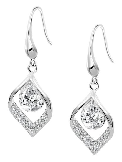 Photo: Kolczyki LOTUS SILVER LP3711-4/1, Ag. 3,36 g