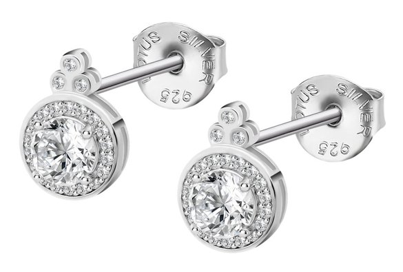 Photo: Kolczyki LOTUS SILVER LP3704-4/1, Ag. 2,4 g