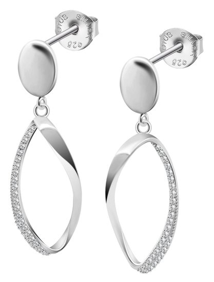 Photo: Kolczyki LOTUS SILVER LP3689-4/1, Ag. 3,1 g