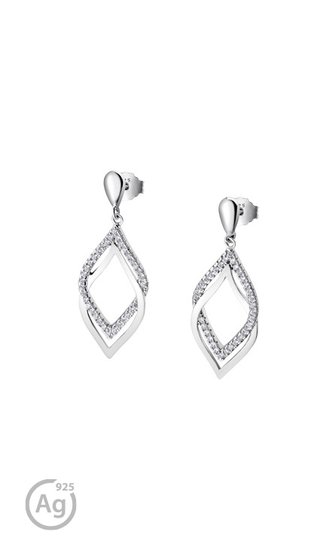 Photo: Kolczyki LOTUS SILVER LP1791-4/1, Ag. 3,4 g