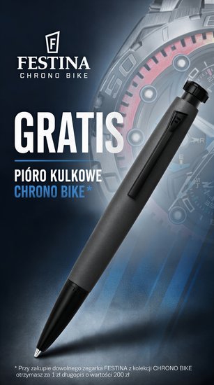 Photo: Długopis CHRONO BIKE o&nbsp;wartości 200&nbsp;zł promo - FESTINA FSC-CH-BIKE-LE